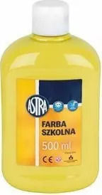 Farba szkolna 500 ml, cytrynowa - Papiernicze i szkolne