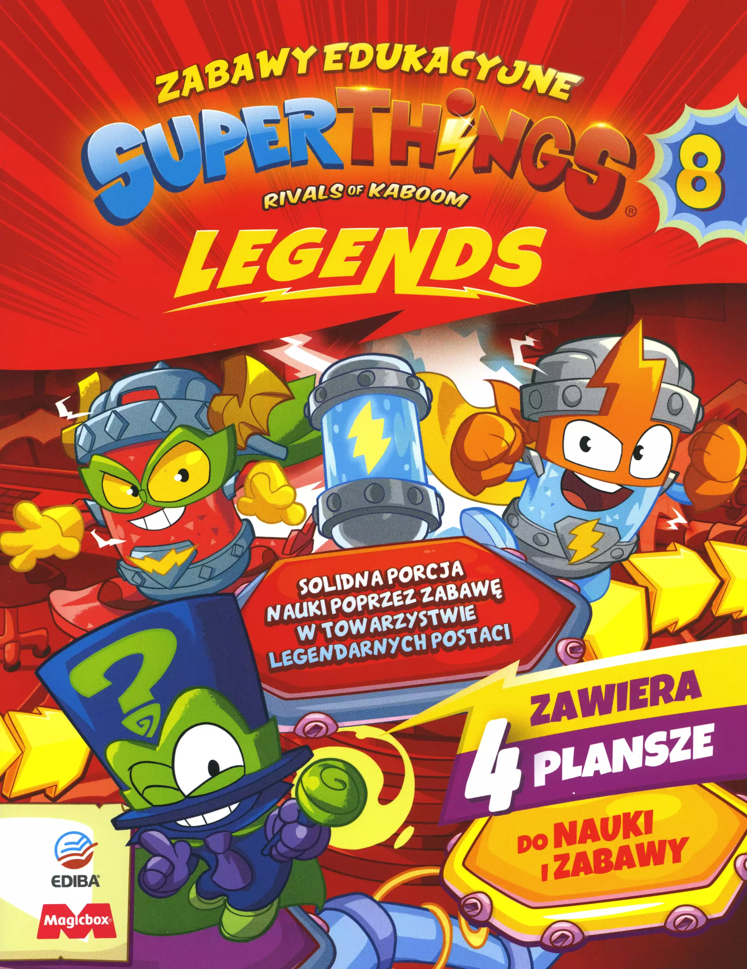 SuperThings. Zabawy edukacyjne 8 - Książki