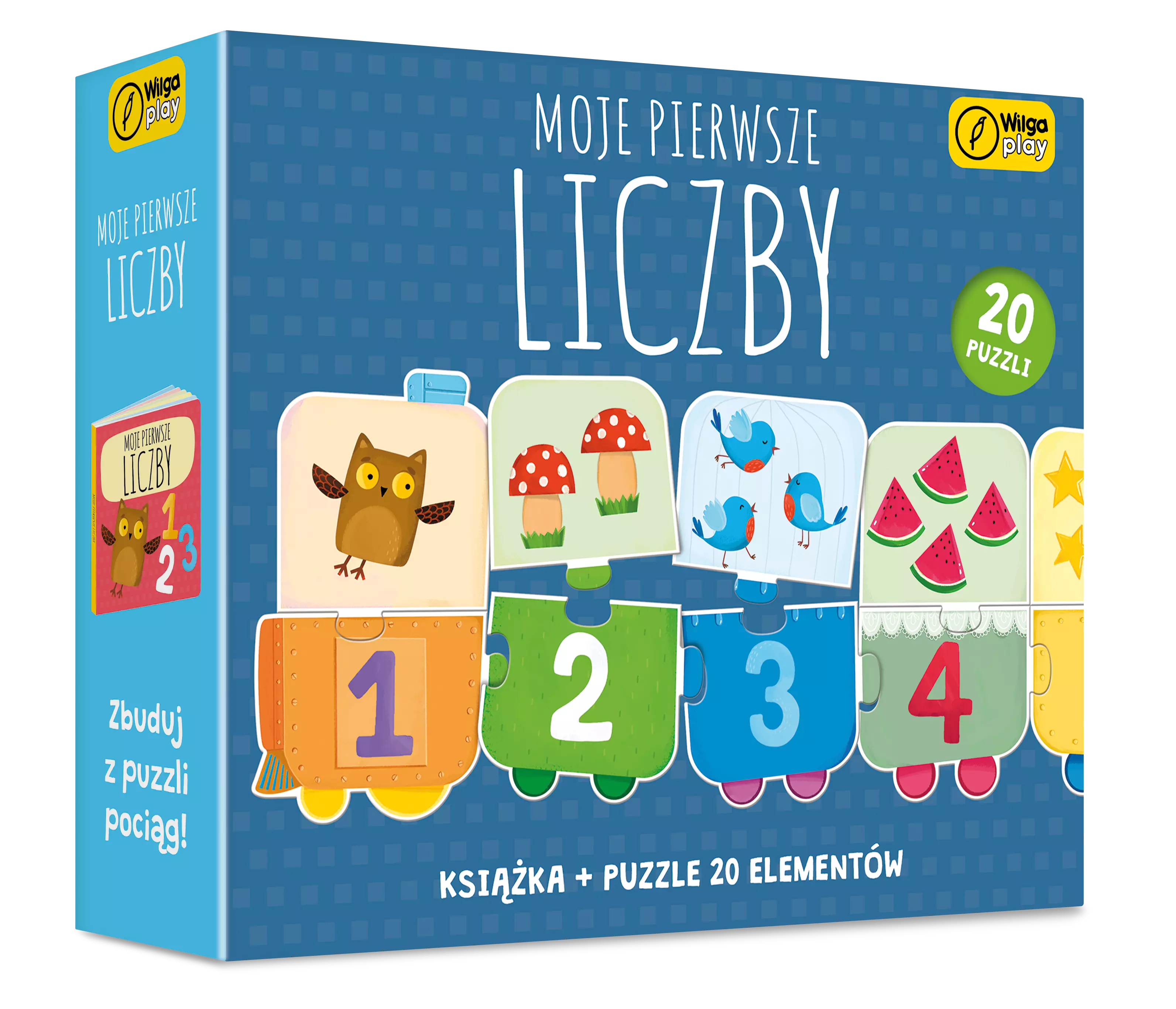 Moje pierwsze liczby. Puzzle + książka - Puzzle