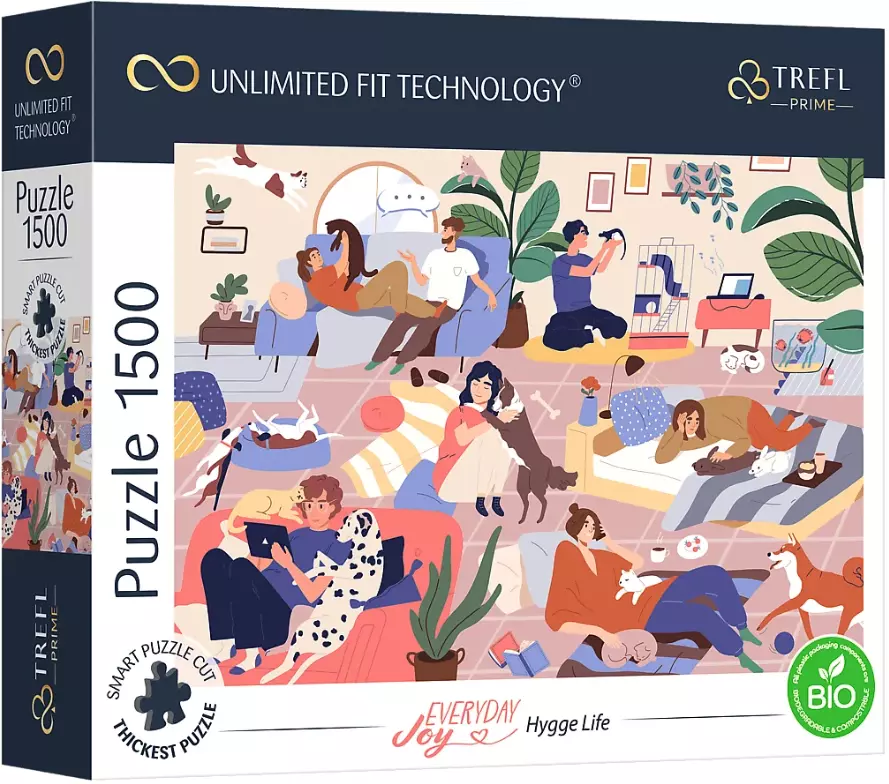 Puzzle 1500 elementów. Hygge Life - Puzzle
