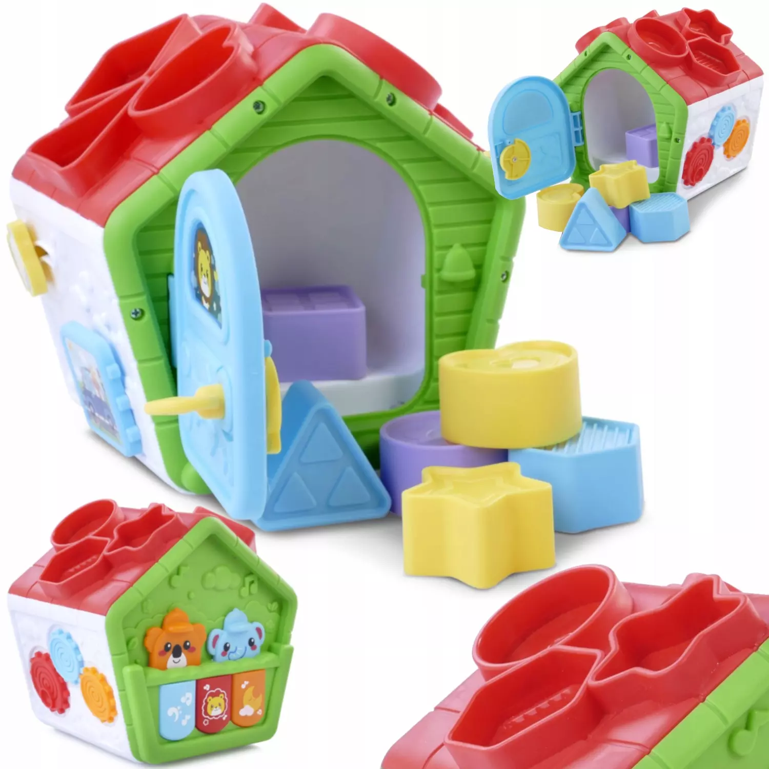 Domek z sorterem E-edu - Zabawki