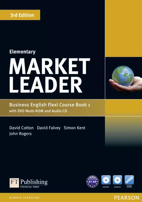 Market Leader Elementary Flexi Course Book 1+CD +DVD - Książki
