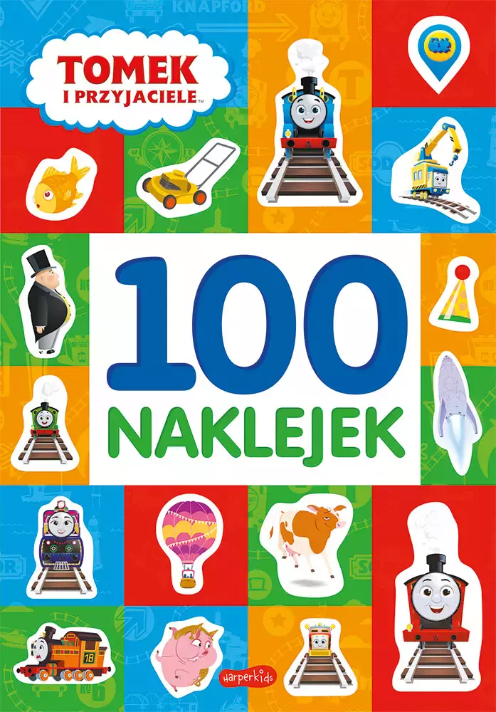Tomek i przyjaciele. 100 naklejek. Nowa edycja - Książki