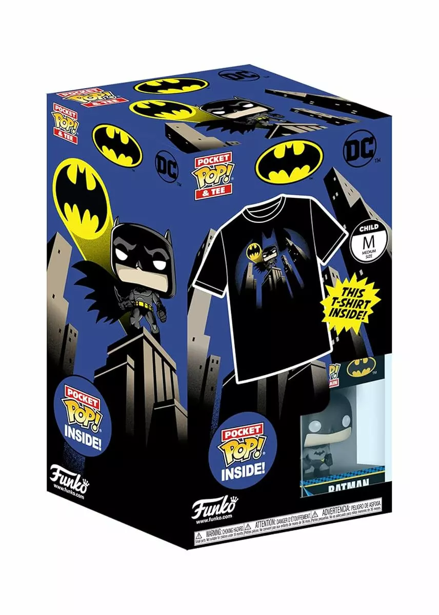 T-SHIRT + POCKET POP DC Batman XL 63529 - Zabawki