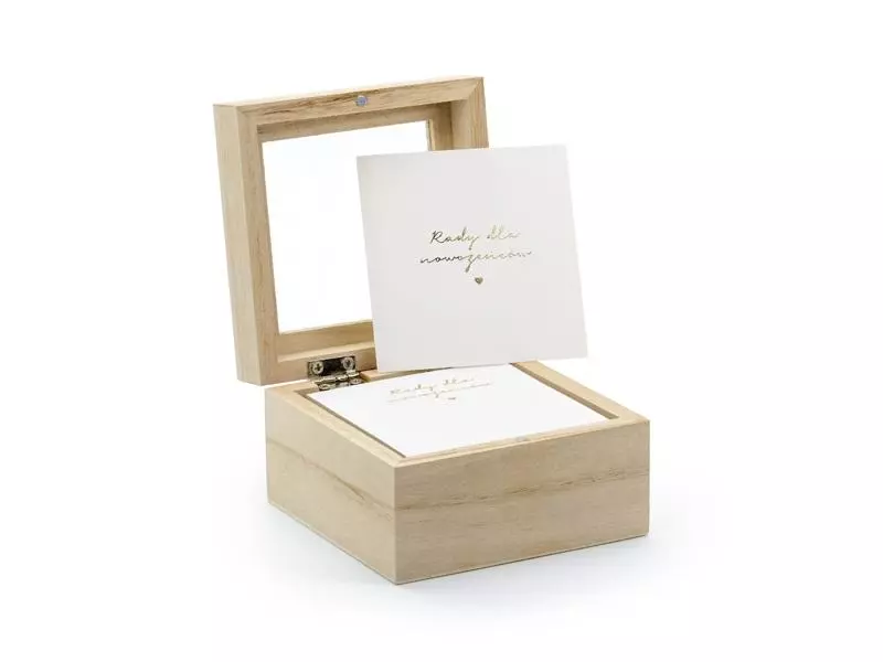Księga gości - pudełko na porady 9,5x9,5x6cm - Książki