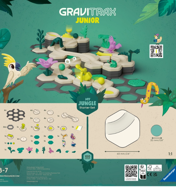 Gravitrax Junior. Zestaw startowy Dżungla - Zabawki