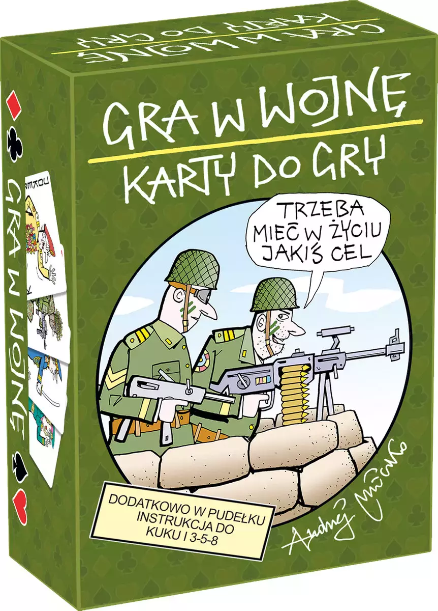 Gra w wojnę. Karty do gry - Gry