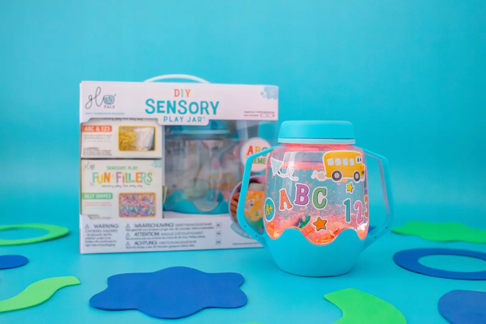 Glo Pals ABC Zestaw sensoryczny DIY - Zabawki