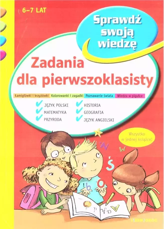 Zadania dla pierwszoklasisty - Książki