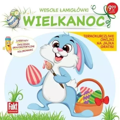Wielkanoc. Wesołe łamigłówki - Papiernicze i szkolne