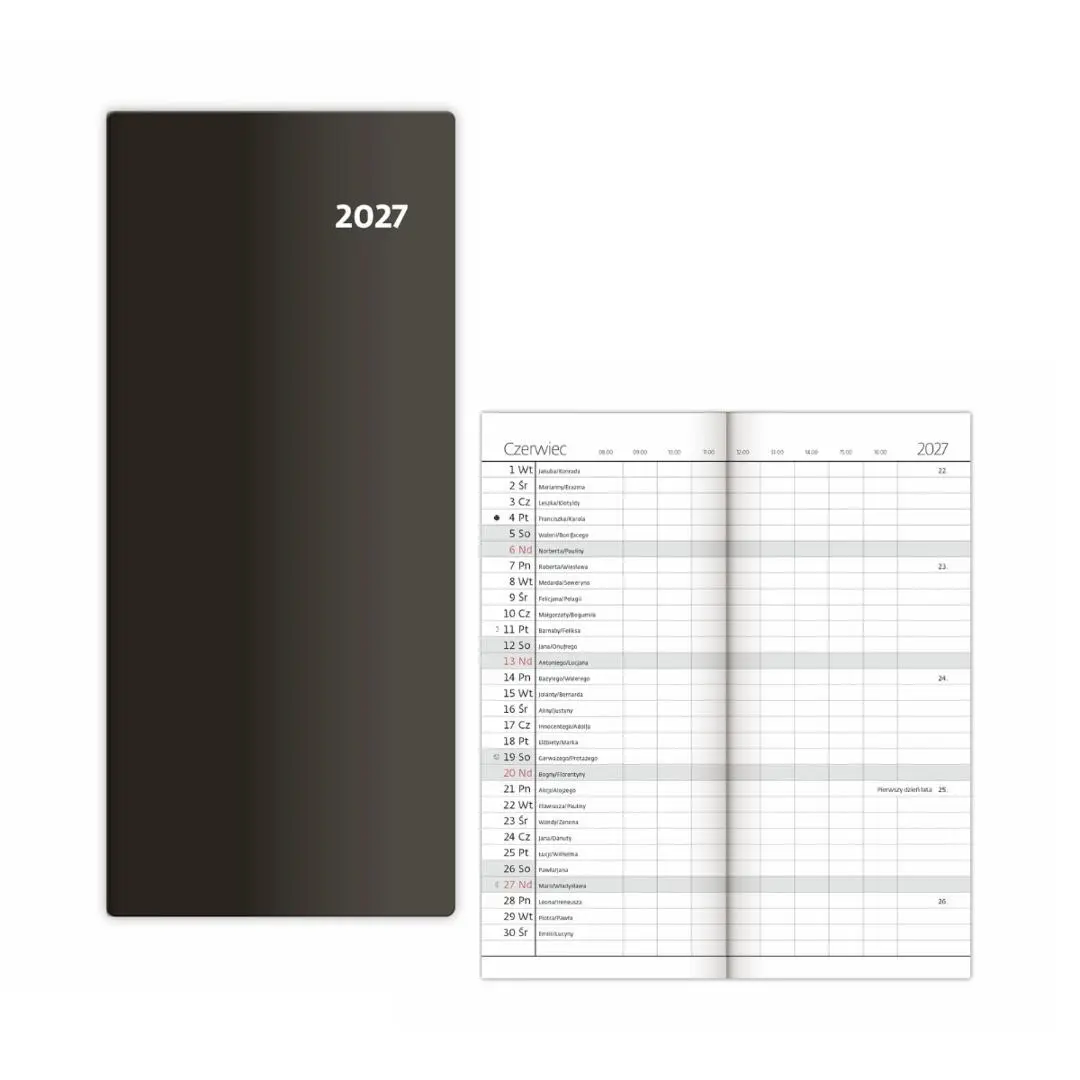 Kalendarz 2027 kieszonkowy miesięczny Torino - Książki