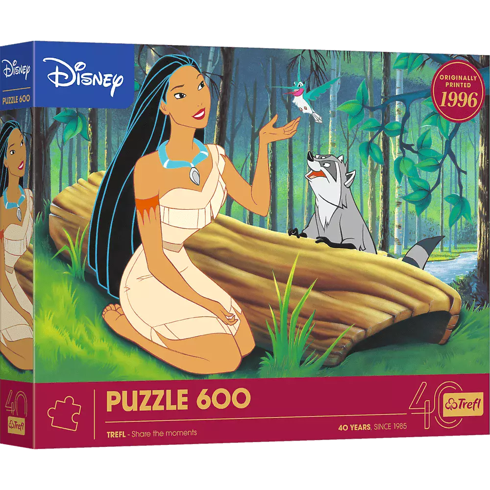 Puzzle 600 elementów. 40-lecie. Pocahontas - Puzzle