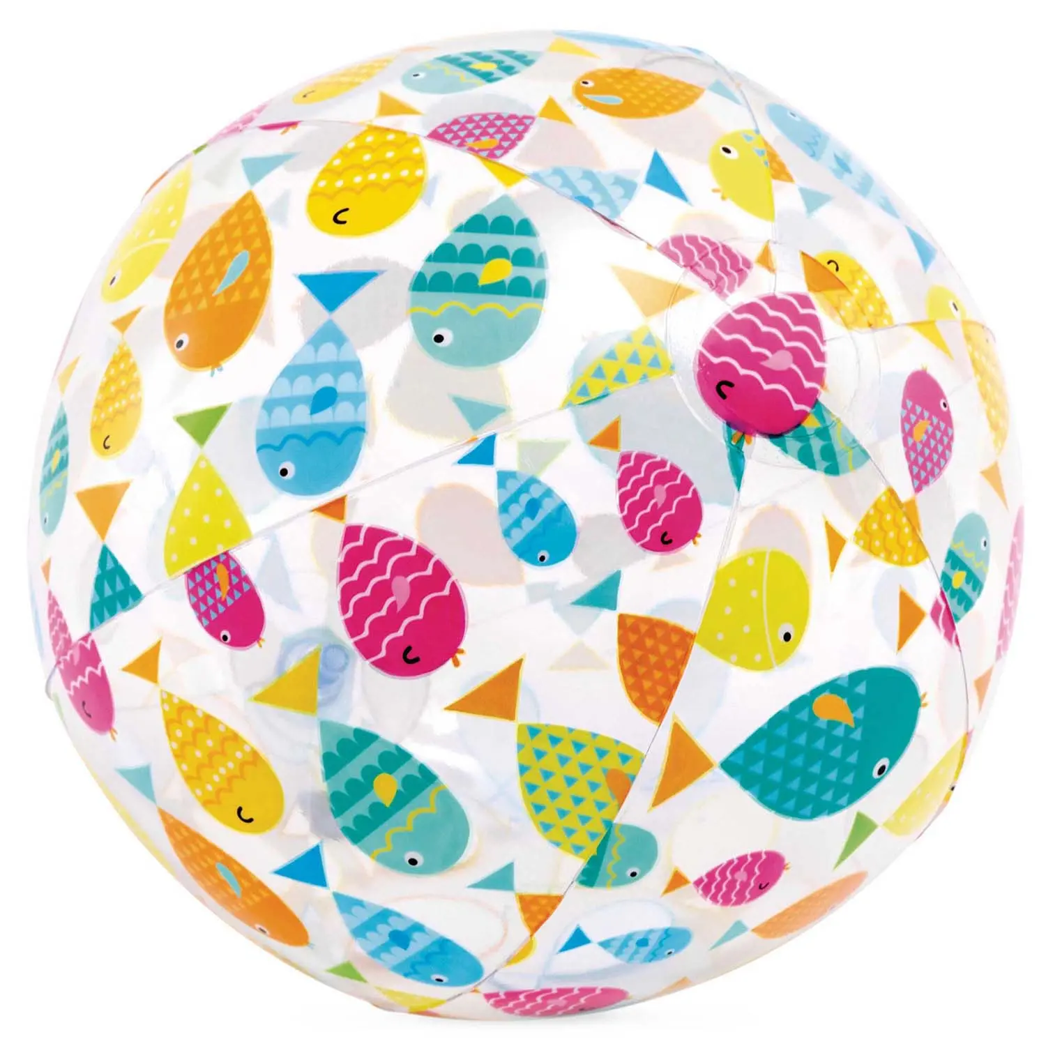 Dmuchana piłka plażowa wesołe rybki 51 cm INTEX 59040 - Zabawki