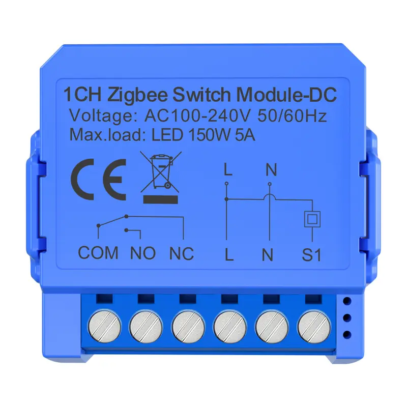 Przekaźnik Zigbee AVATTO ZWSM16-DC-1 1-kanałowy styk beznapięciowy - Elektronika i akcesoria