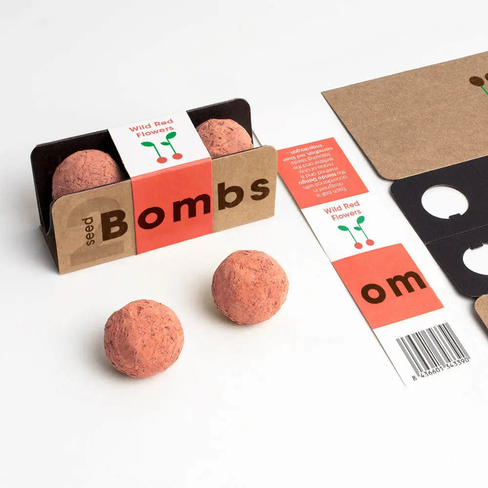 Biodiversity Bombs Resetea – Wild Red Flowers - Zabawki