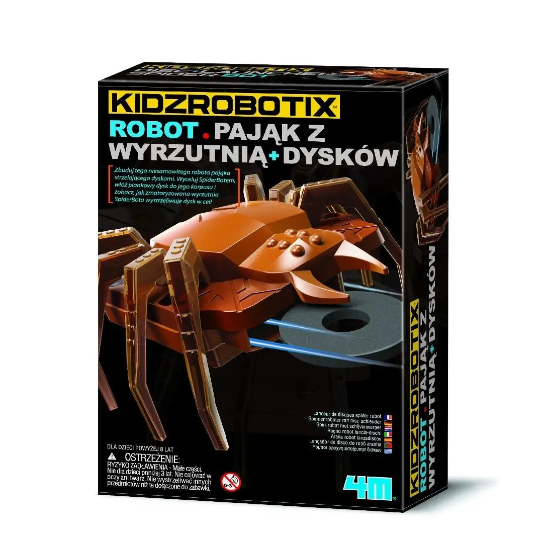 Kidzrobotix Robot Pająk z wyrzutnią dysków - Zabawki