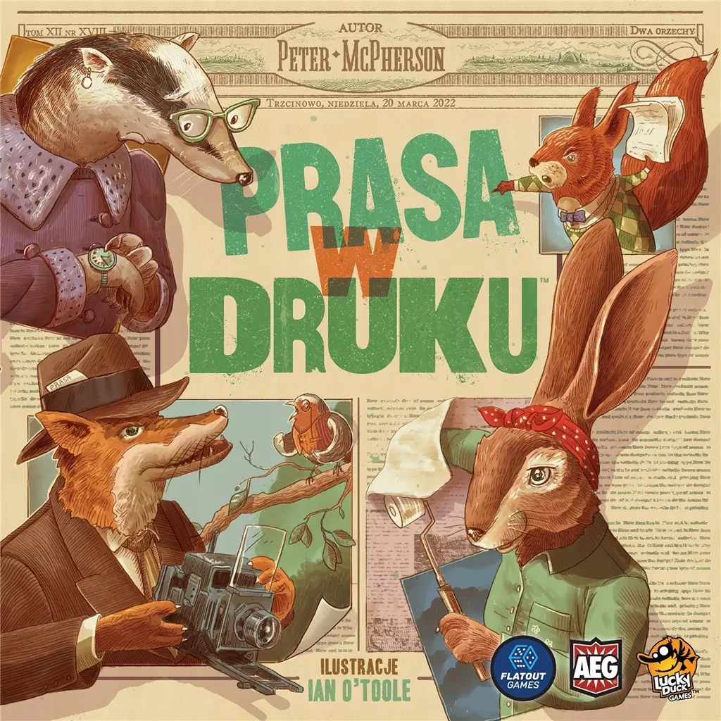 Gra planszowa Lucky Duck Games Prasa w druku - Gry