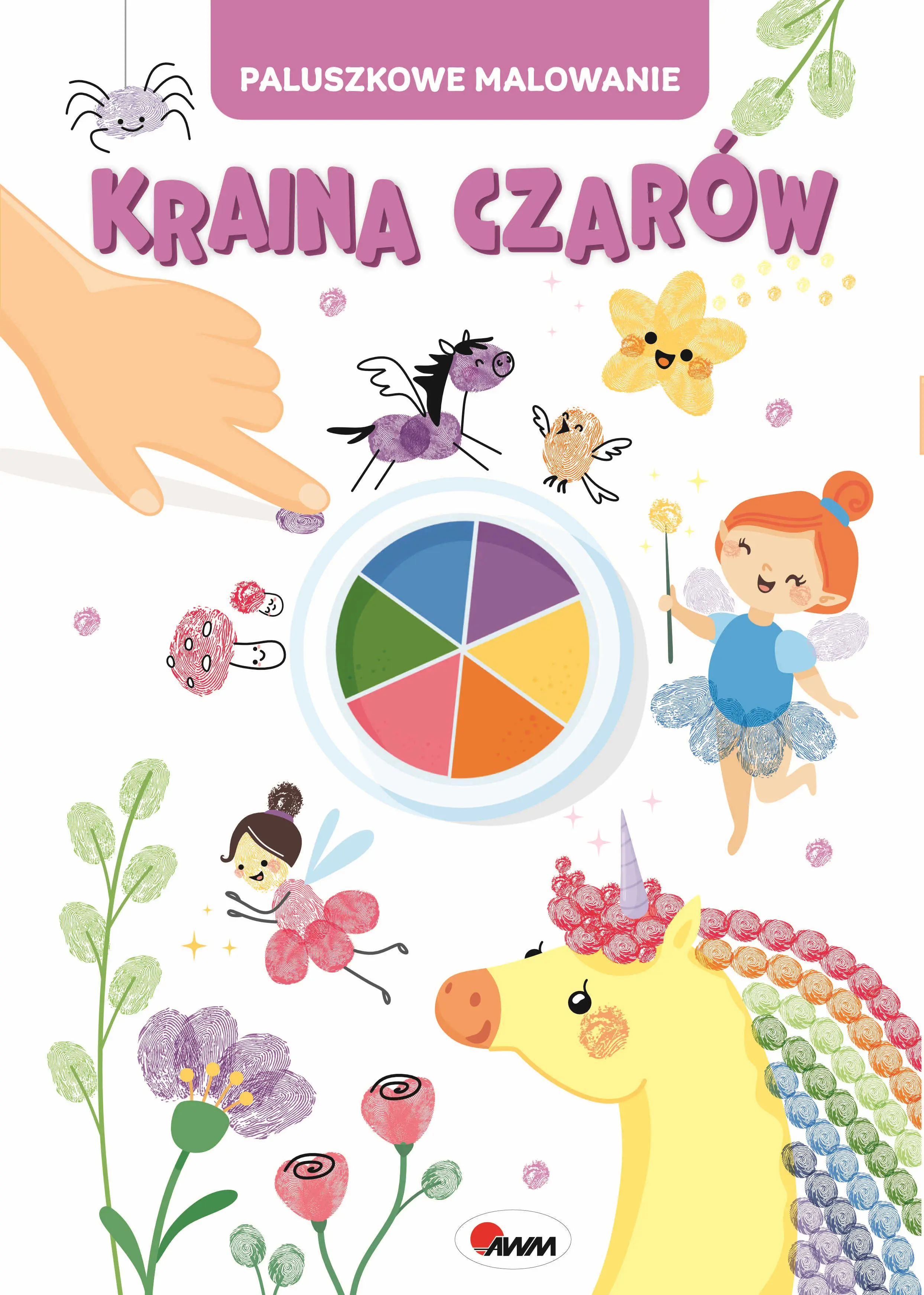 Paluszkowe malowanie. Kraina czarów - Książki