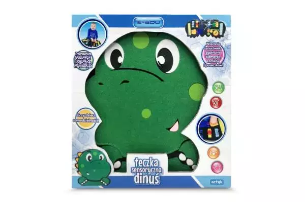 Teczka sensoryczna Dinuś E-Edu 163302 - Zabawki