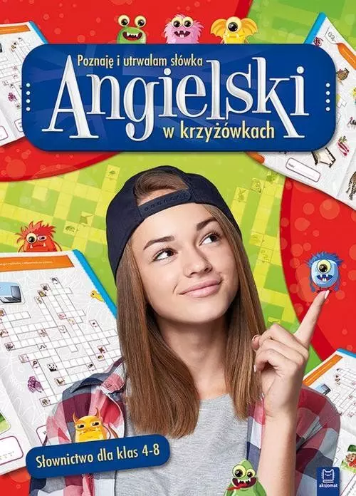 Angielski w krzyżówkach. Poznaję i utrwalam słówka. Słownictwo dla klas 4-8 - Książki