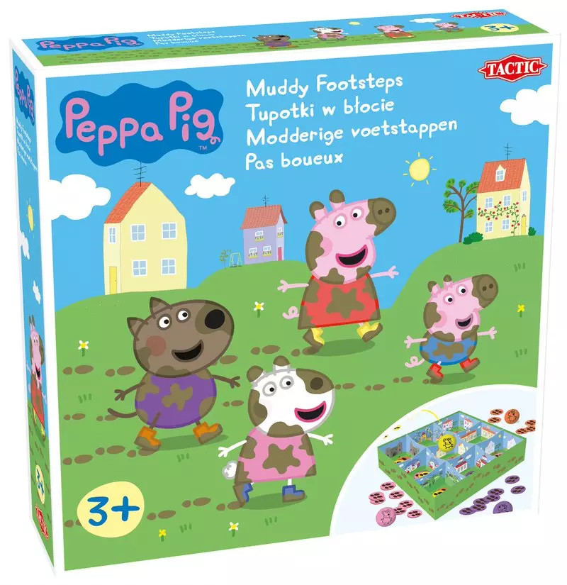 Gra planszowa Świnka Peppa Tupotki w błocie (Muddy Footsteps) - Gry