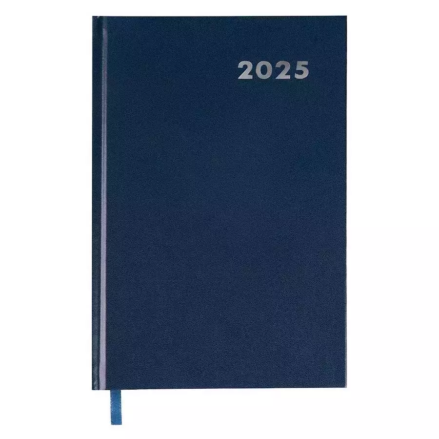 Kalendarz książkowy 2025 A5 niebieski EASY - Książki