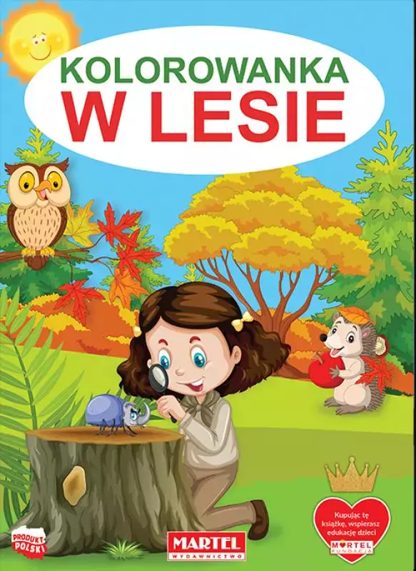 Kolorowanka. W lesie - Książki