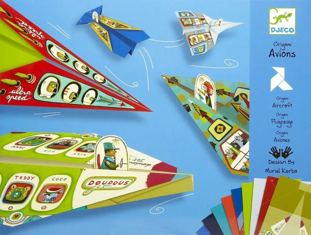 Origami zestaw Samolot - Zabawki
