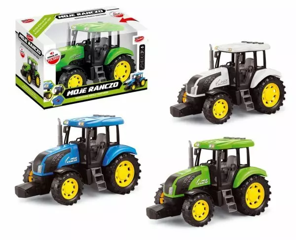 Moje Ranczo. Traktor z dźwiękiem 31 cm, mix kolorów - Zabawki