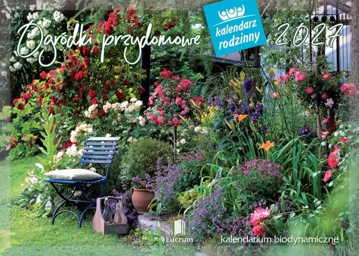 Kalendarz 2027 rodzinny Ogródki przydomowe - Książki