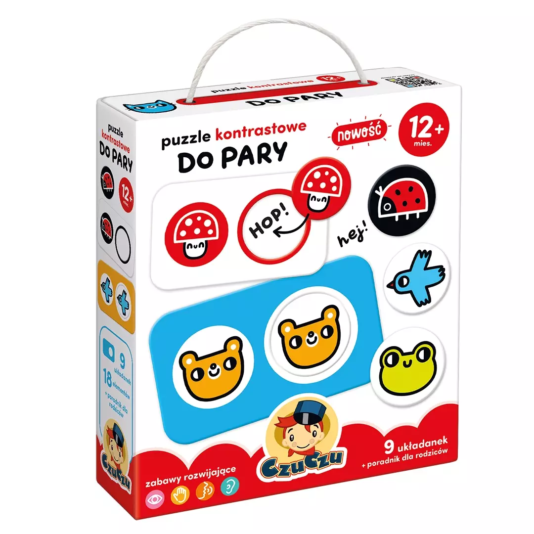 CzuCzu Puzzle kontrastowe Do pary - Puzzle