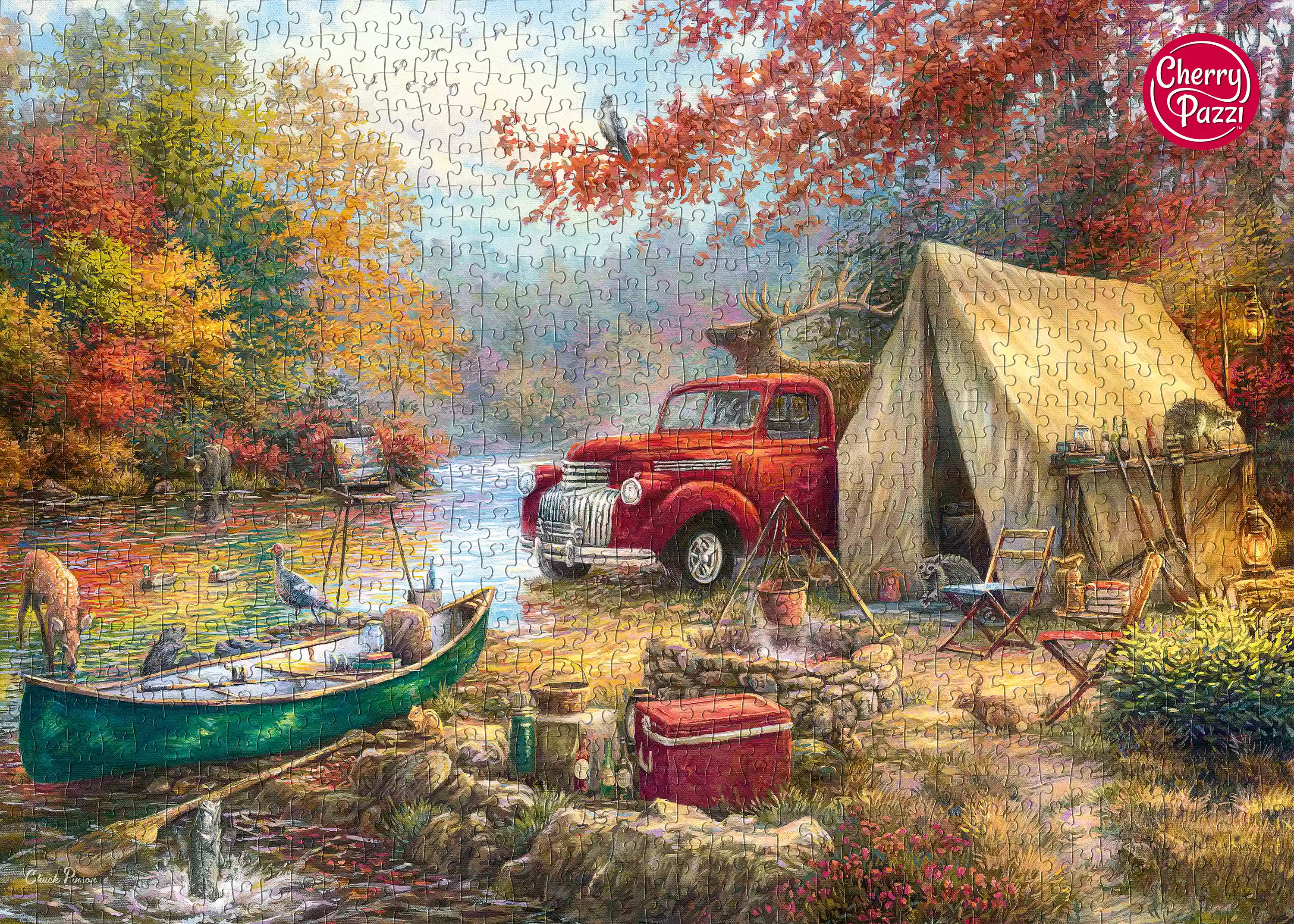 Puzzle 1000 elementów. W plenerze 30394 - Puzzle