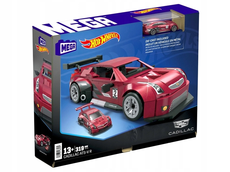 MEGA HW Cadillac ATS-VR Kolekcjonerski pojazd Zestaw klocków - Zabawki