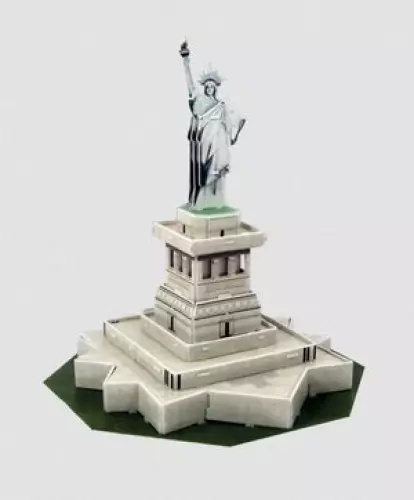 Puzzle 3D 33 elementy. Statua Wolności - Puzzle