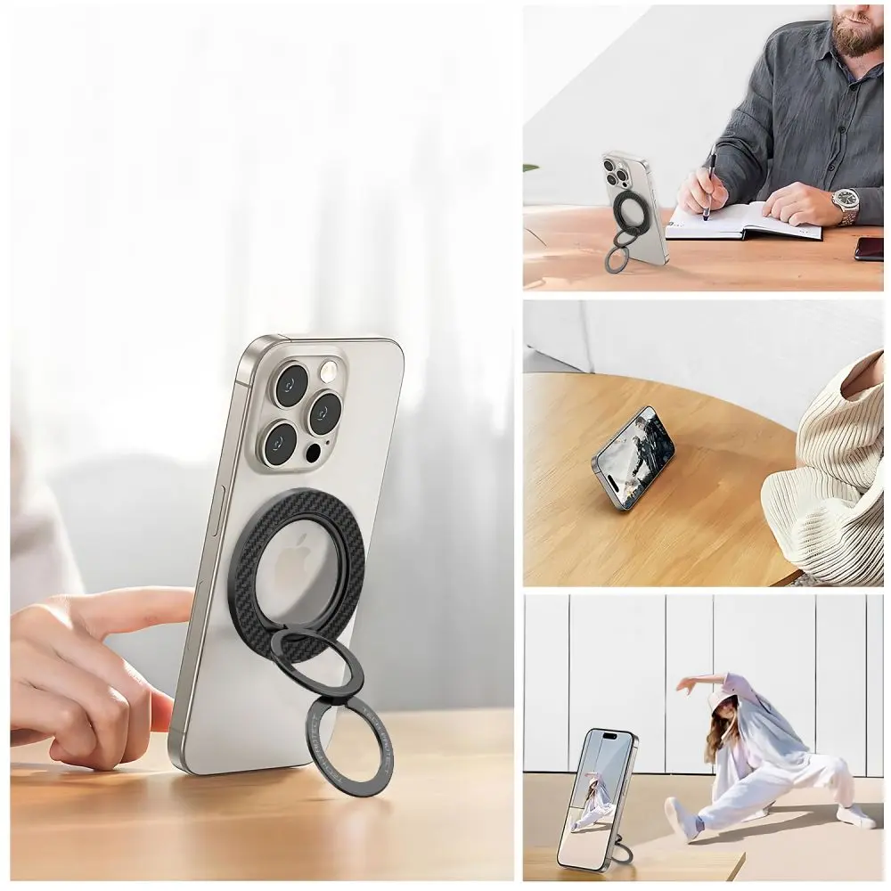 Tech-Protect MMR800 Magnetic MagSafe Phone Ring Carbon Black - Elektronika i akcesoria