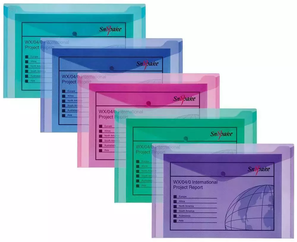 Teczka kopertowa A4 (5 sztuk) - Papiernicze i szkolne