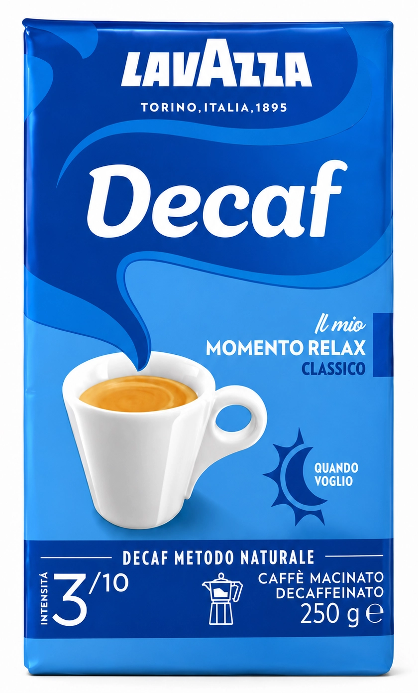 Kawa mielona Lavazza Decaf bezkofeinowa, 250 g - Papiernicze i szkolne