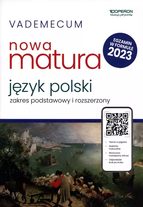 Vademecum Nowa matura 2023 Język polski Zakres podstawowy i rozszerzony - Książki