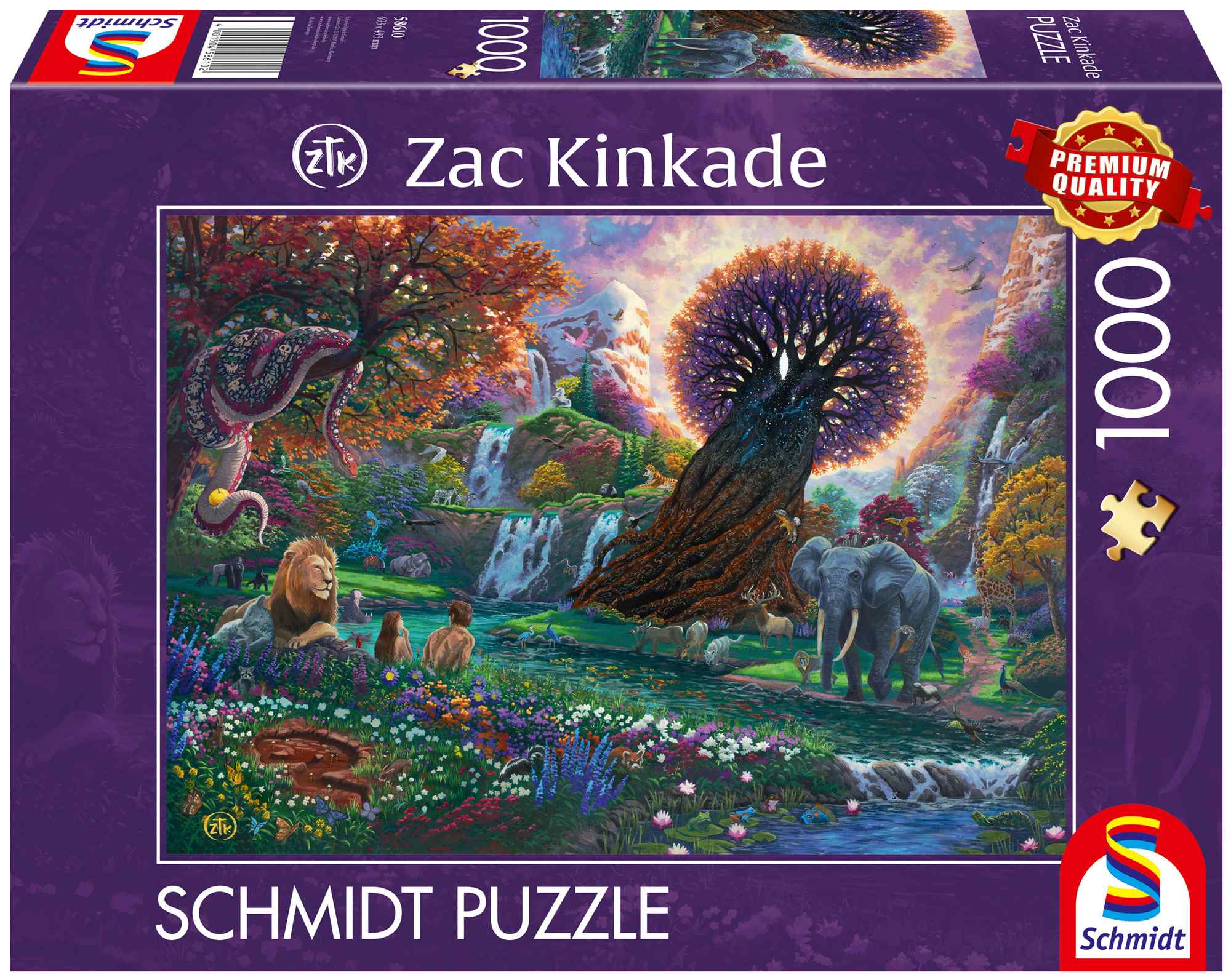 Puzzle 1000 PQ Zac Kinkade Ogród Eden 113661 - Puzzle