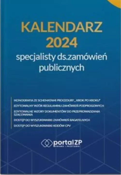 Kalendarz specjalisty ds. zamówień publicznych 2024 - Książki