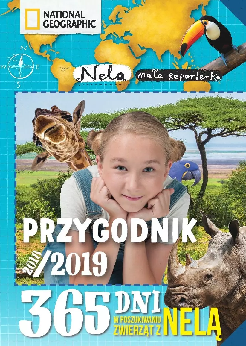 Przygodnik 2018/2019. 365 dni w poszukiwaniu zwierząt z Nelą - Książki