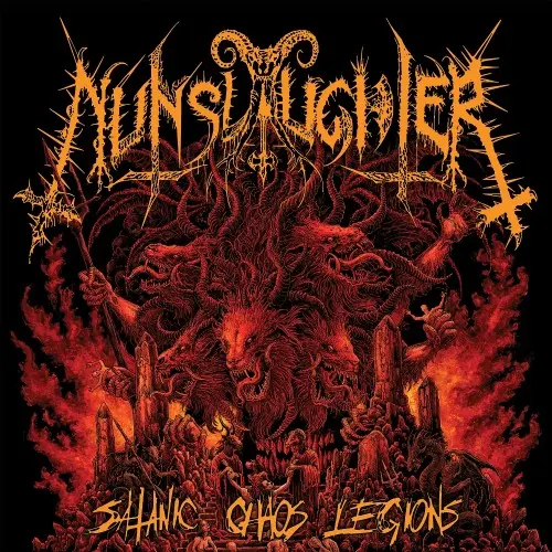 Satanic Chaos Legions LP ORANGE INDIE, Winyl - Muzyka