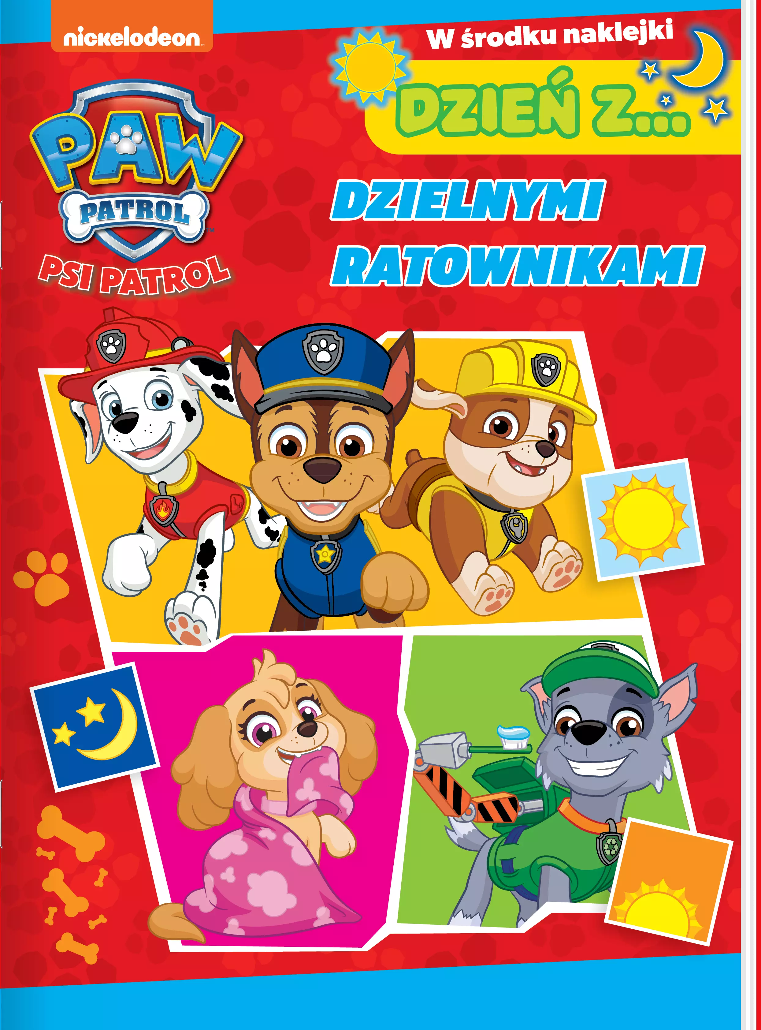 Dzień z... dzielnymi ratownikami. Psi Patrol - Książki