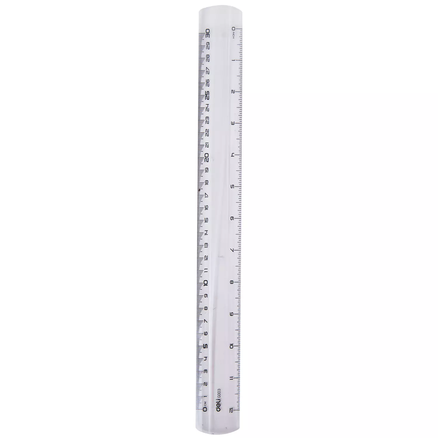 Zestaw geometryczny 4 elementy linijka kątomierz ekierka Deli transparent - Papiernicze i szkolne