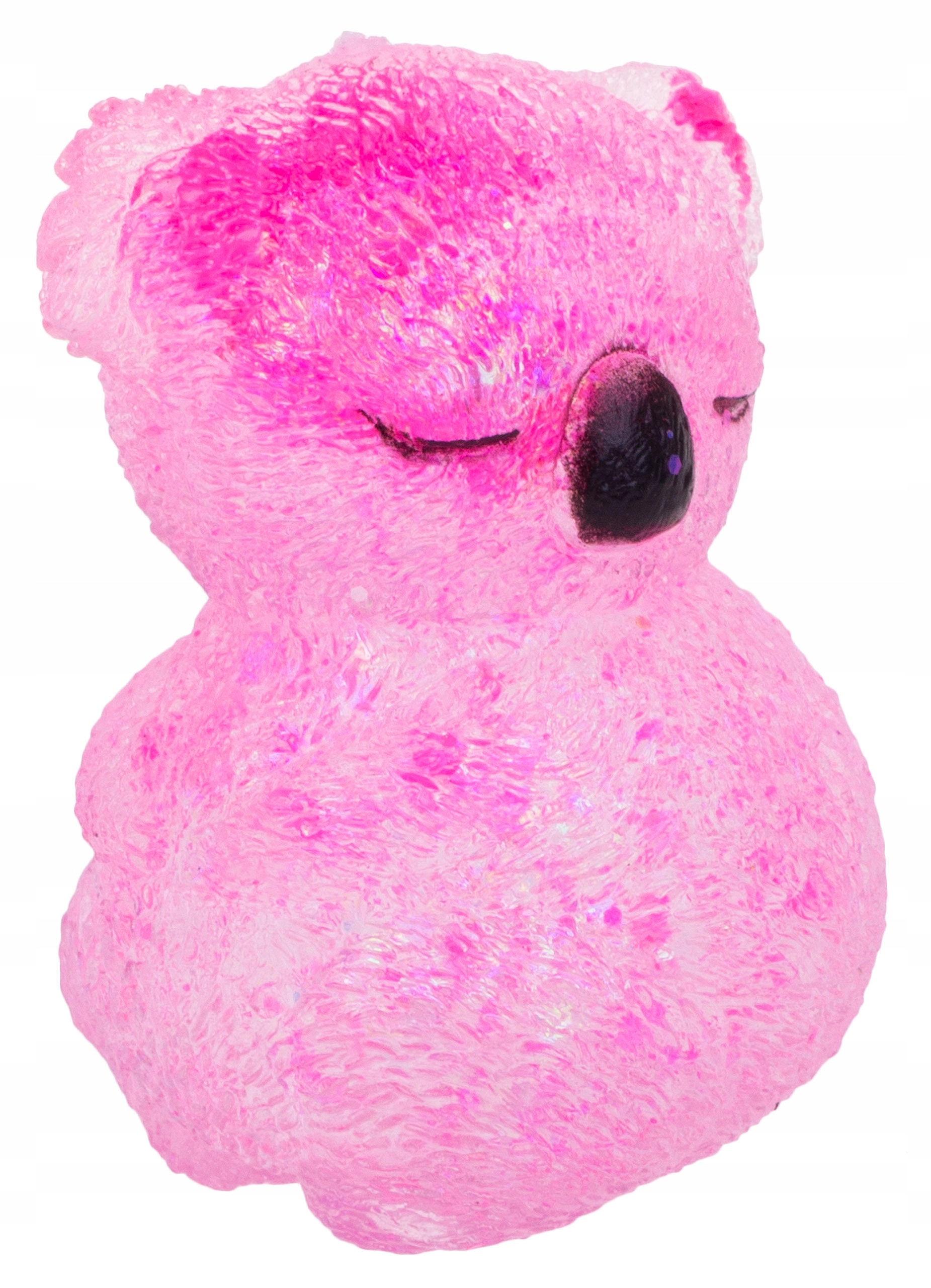 KOALA MIŚ 8 CM GNIOTEK Z BROKATEM DO ŚCISKANIA ANTYSTRESOWY - Zabawki
