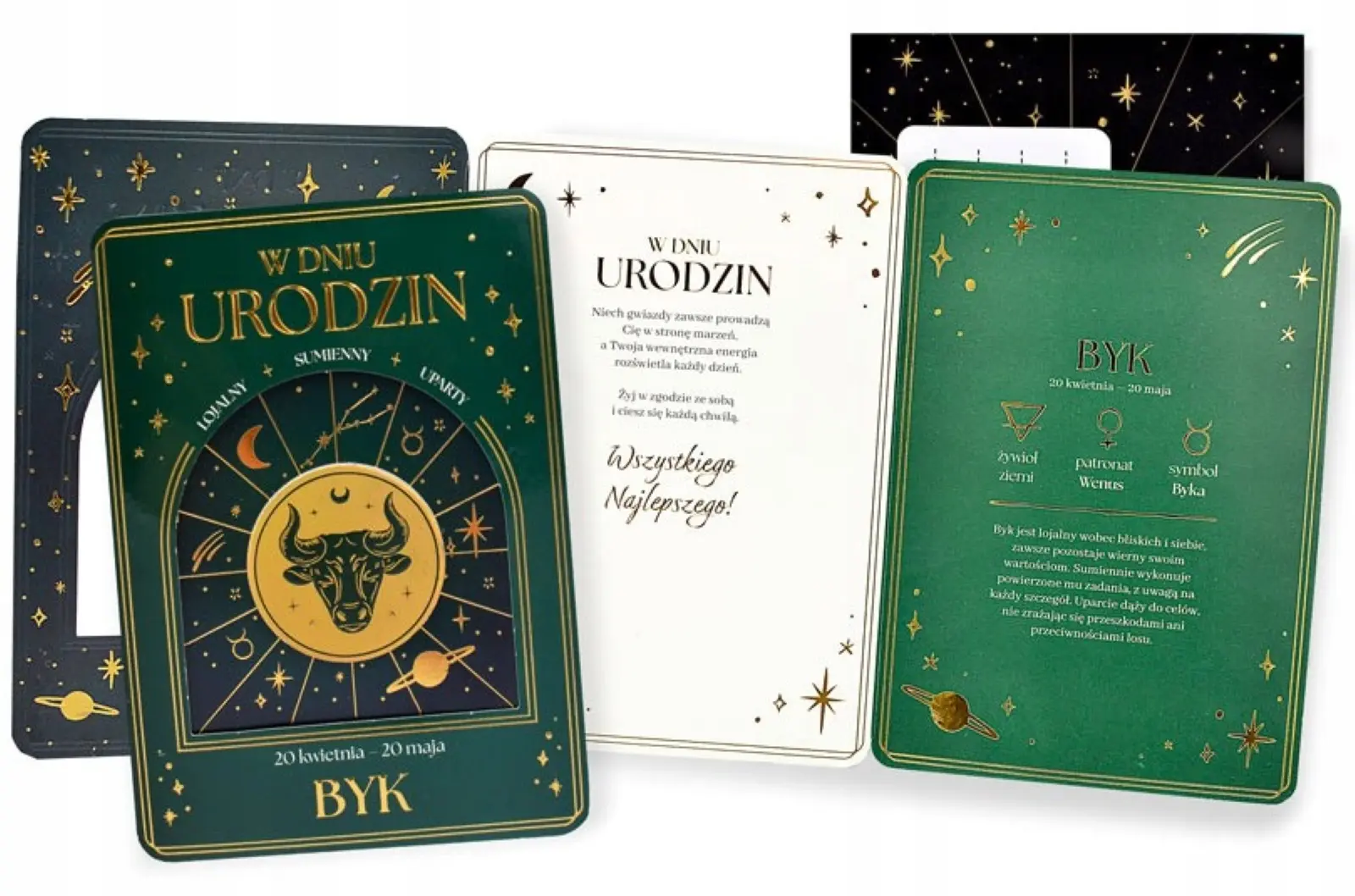 Karnet DK-1442 Urodziny (znaki zodiaku, Byk), Passion - Papiernicze i szkolne