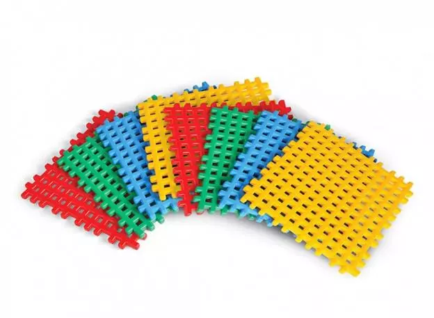 Klocki konstrukcyjne Waffle. Podstawa - Zabawki
