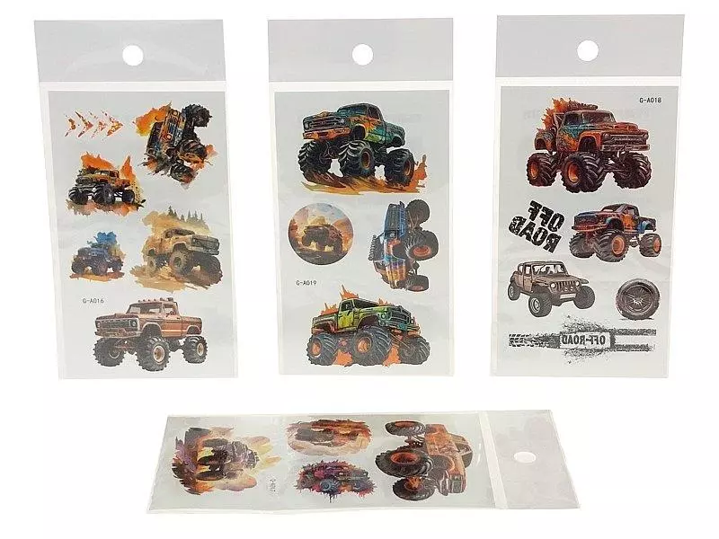 Tatuaże monster truck MIX - Papiernicze i szkolne