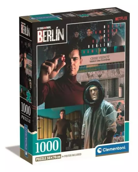 Clementoni Puzzle 1000el Compact Netflix Berlin 39850 - Puzzle