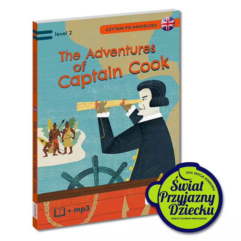 Czytam po angielsku. The Adventures of Captain Cook / Przygody Kapitana Cooka. Poziom 2 - Książki